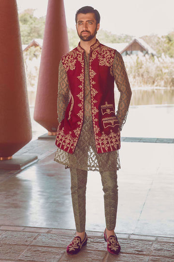 Pakistani Menswear | MNR-ALMAS - Khanumjan Pakistani Clothes and Designer Dresses in UK, USA