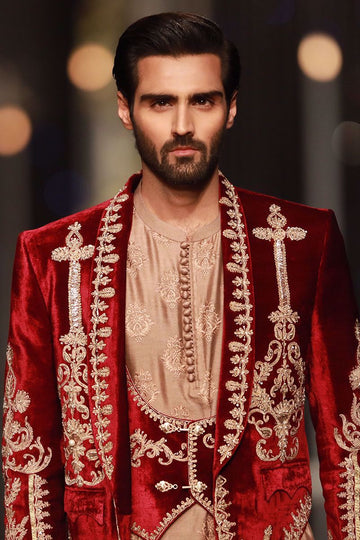 Pakistani Menswear | MNR-SHAHWALI - Khanumjan Pakistani Clothes and Designer Dresses in UK, USA