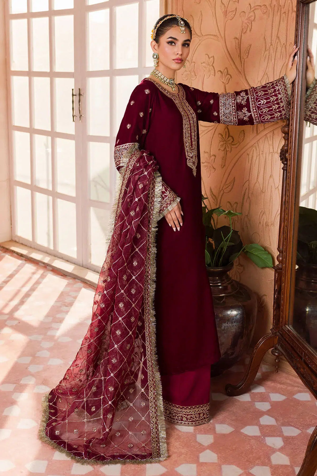 Motifz | Grand Velour Velvet Collection | 4407 - Khanumjan  Pakistani Clothes and Designer Dresses in UK, USA