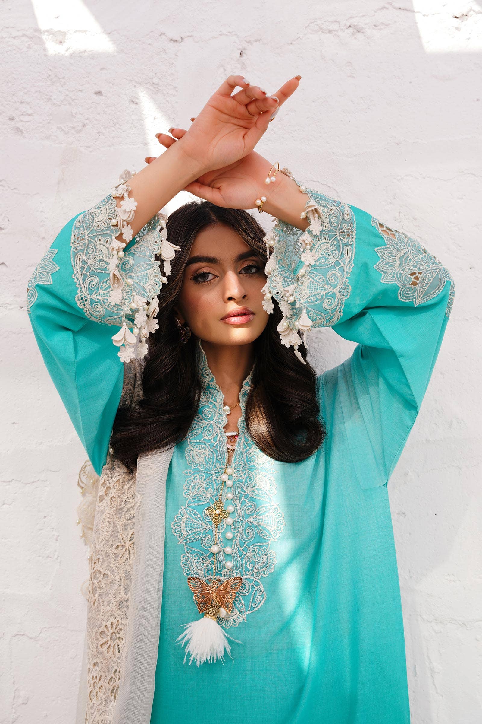 Sana Safinaz | Muzlin Spring 24 | M241-017B-CW - Khanumjan  Pakistani Clothes and Designer Dresses in UK, USA