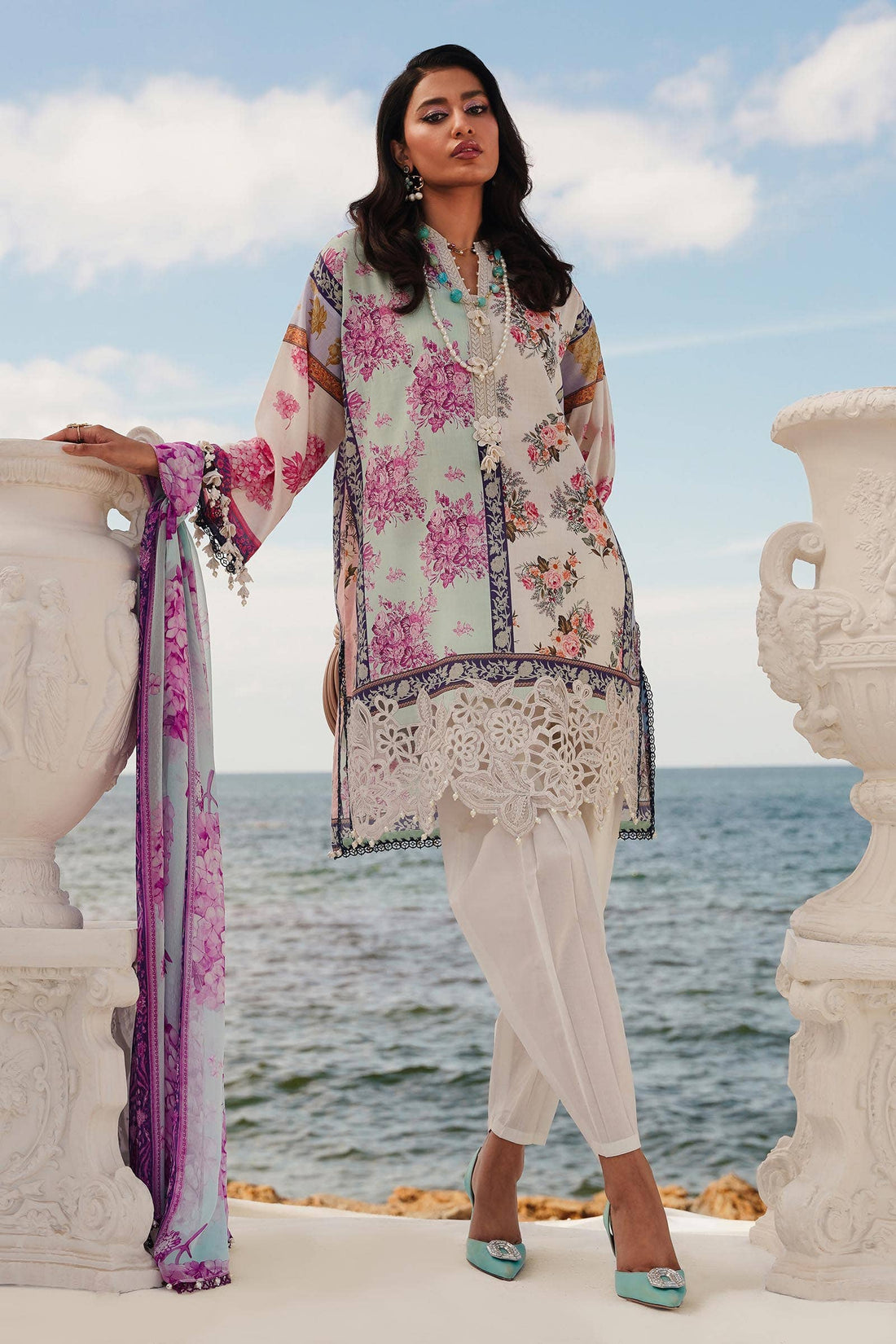 Sana Safinaz | Muzlin Spring 24 | M241-003B-CI - Khanumjan  Pakistani Clothes and Designer Dresses in UK, USA