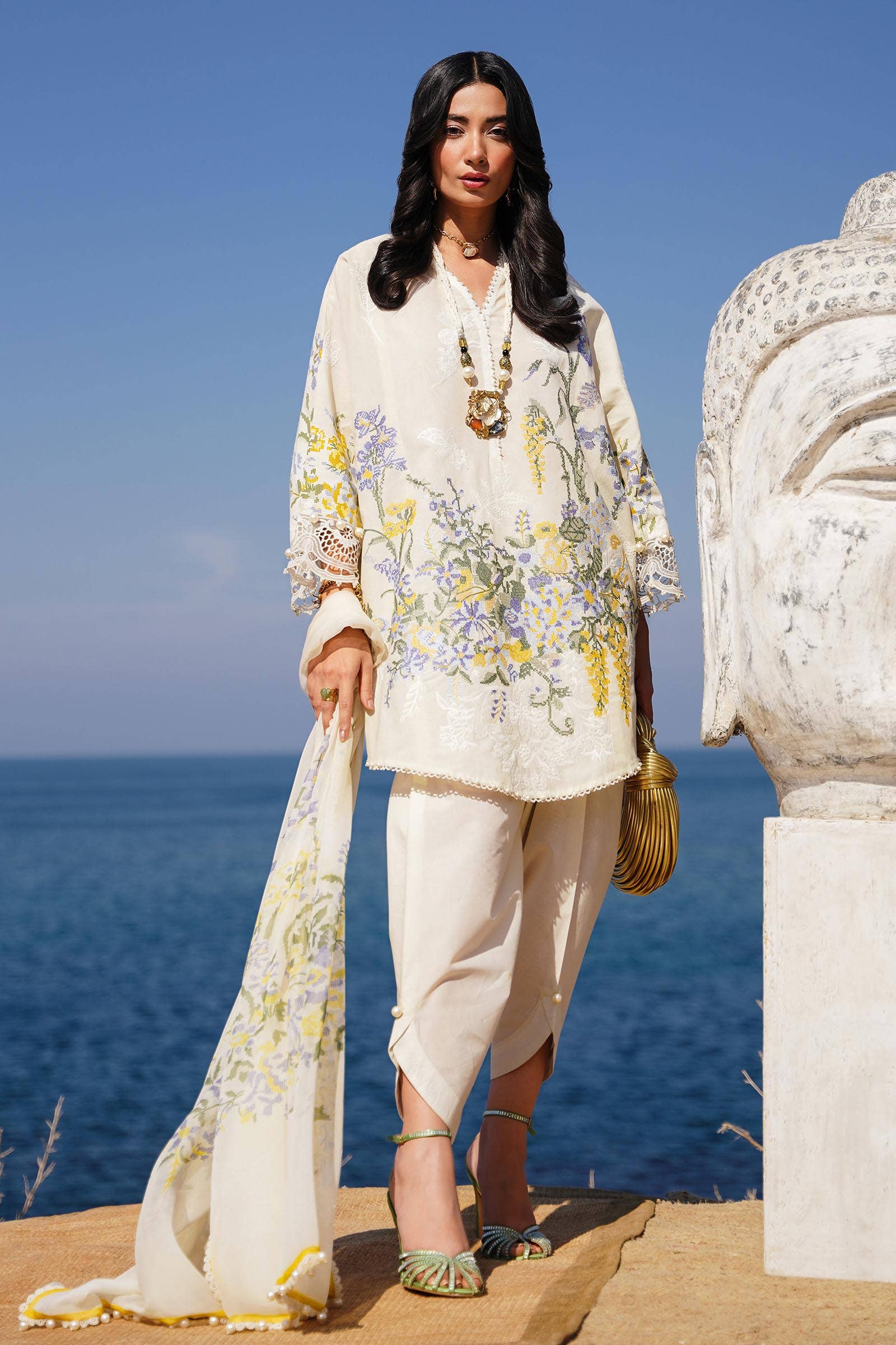 Sana Safinaz | Muzlin Spring 24 | M241-006A-CJ - Khanumjan  Pakistani Clothes and Designer Dresses in UK, USA