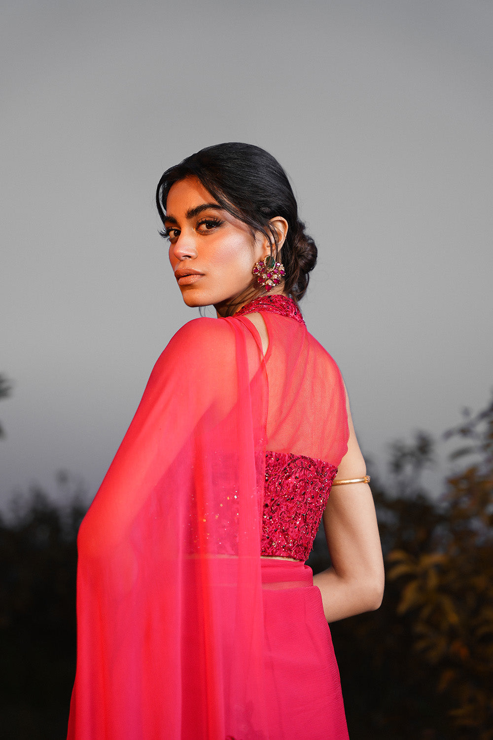 Nilofer Shahid | Verve Summer 24 | Radiant Rebel (Saree) - Khanumjan  Pakistani Clothes and Designer Dresses in UK, USA