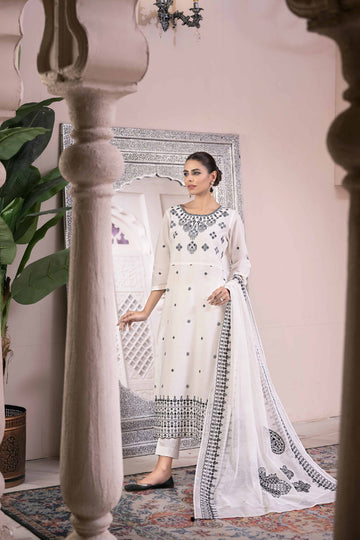 Nishat Linen | Luxury Collection 24 | KFE24-10 - Khanumjan Pakistani Clothes and Designer Dresses in UK, USA
