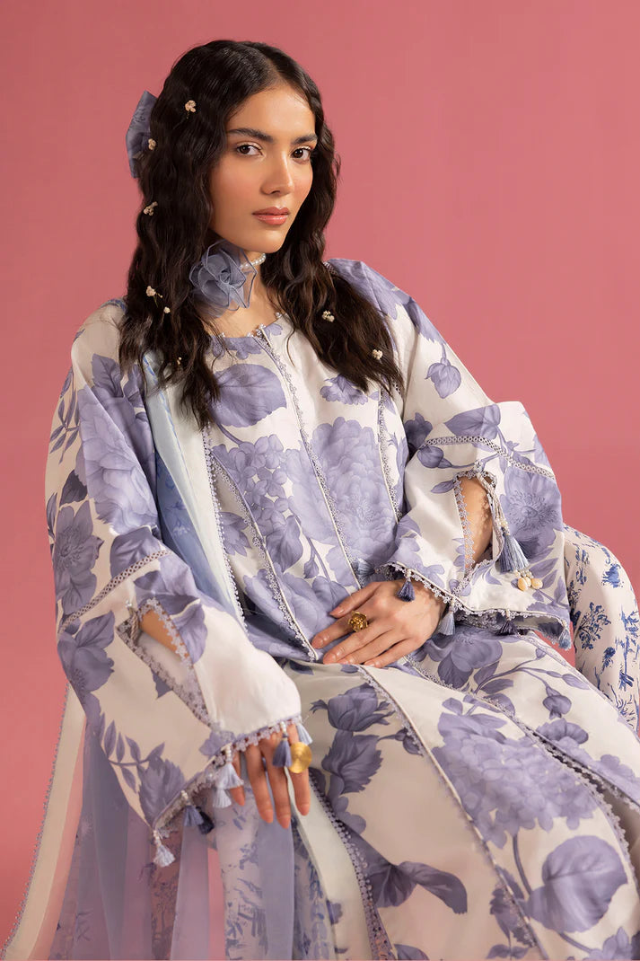 Alizeh | Sheen Lawn Prints 24 | Pearl Mist - Khanumjan  Pakistani Clothes and Designer Dresses in UK, USA