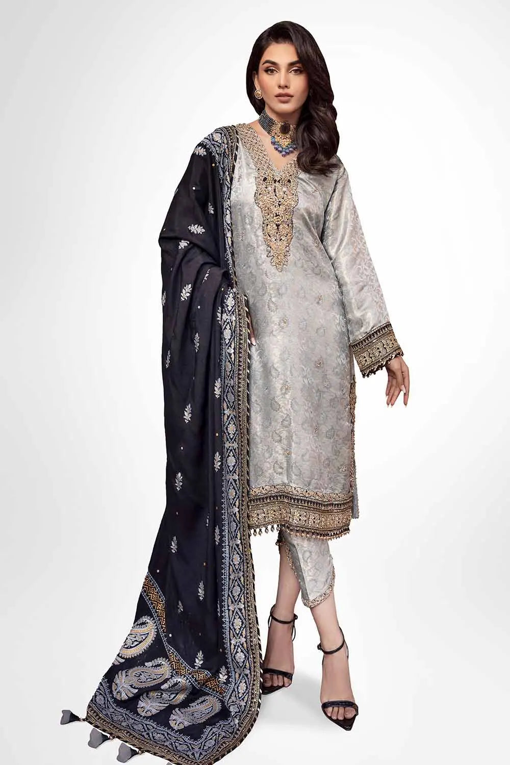Gul Ahmed | Wedding Collection 24 | PRW-32073 - Khanumjan  Pakistani Clothes and Designer Dresses in UK, USA