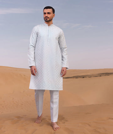 Pakistani Menswear | QAL-JS-03 - Khanumjan Pakistani Clothes and Designer Dresses in UK, USA