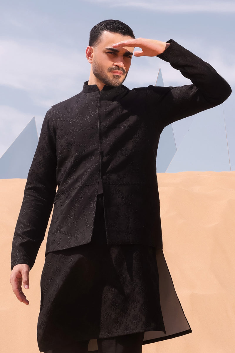 Pakistani Menswear | QAL- JSW-06 WAISTCOAT - Khanumjan  Pakistani Clothes and Designer Dresses in UK, USA