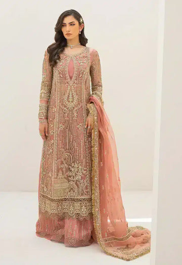 Qalamkar | Couture 23 | C-06 ROSA - Khanumjan Pakistani Clothes and Designer Dresses in UK, USA
