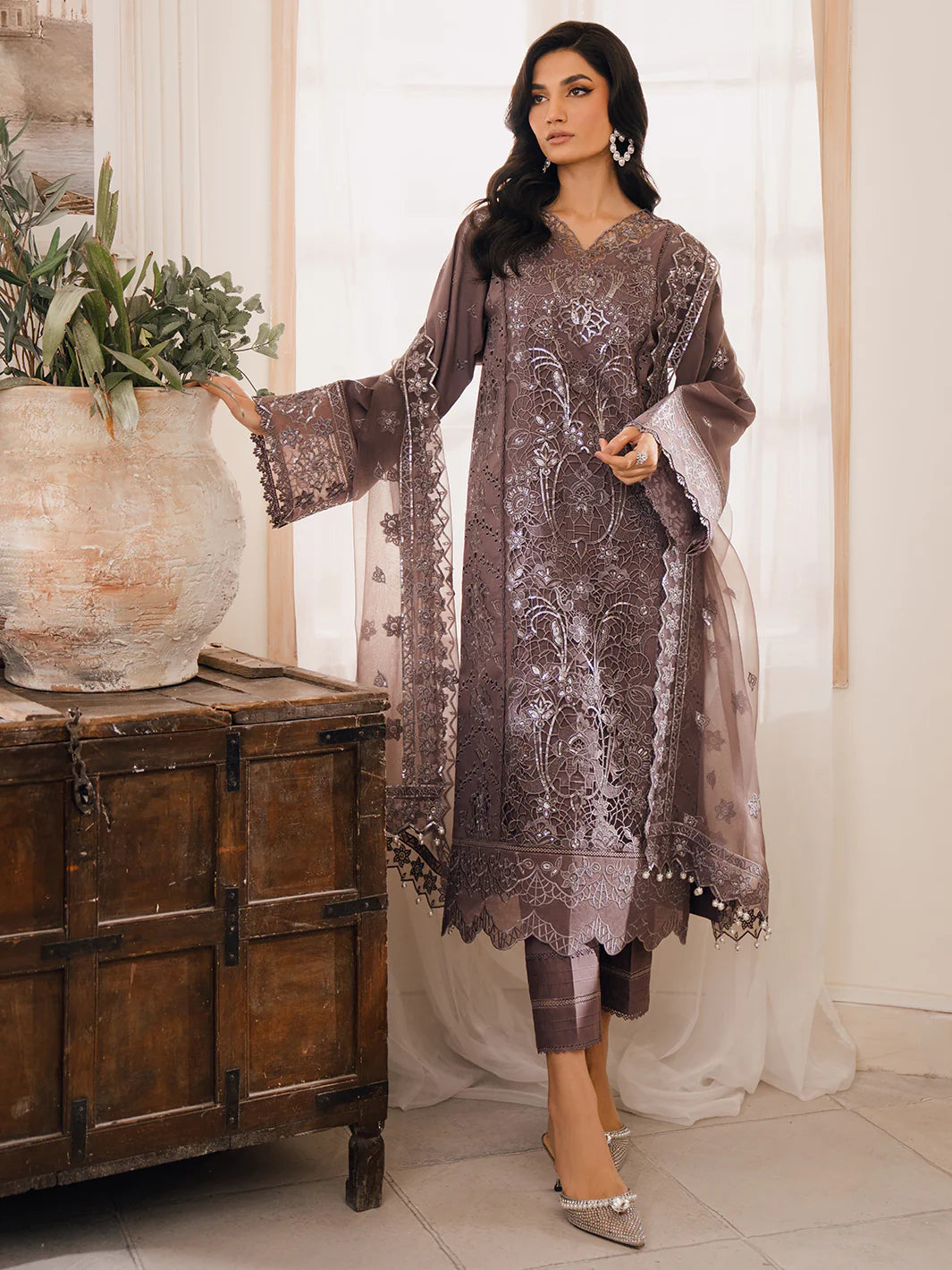 Bin Ilyas | Naqsh Luxury Lawn | Sevgi - Khanumjan  Pakistani Clothes and Designer Dresses in UK, USA