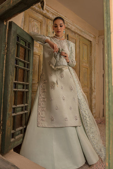 Saffron | Persia Wedding Collection | Teal Evening - Khanumjan Pakistani Clothes and Designer Dresses in UK, USA