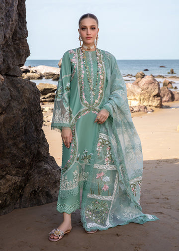 Crimson | Lawn 24 | Winds of Eden - Jade - Khanumjan Pakistani Clothes and Designer Dresses in UK, USA