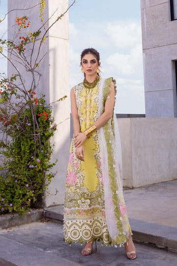 Saira Rizwan | Luxury Lawn 24 | TIFFANY - SRLL24-03 - Khanumjan Pakistani Clothes and Designer Dresses in UK, USA