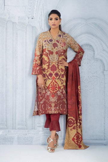 Shamaeel Ansari | Daily Pret Wear | ECK - 04 - Khanumjan Pakistani Clothes and Designer Dresses in UK, USA