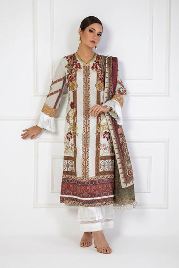 Shamaeel Ansari | Lawn 24 | LV11 - Khanumjan Pakistani Clothes and Designer Dresses in UK, USA