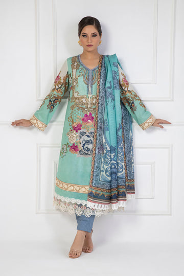 Shamaeel Ansari | Lawn 24 | LV112 - Khanumjan Pakistani Clothes and Designer Dresses in UK, USA