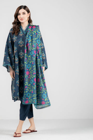 Ego | Eid Edit | PERIWINKLE 3 PIECE - Khanumjan Pakistani Clothes and Designer Dresses in UK, USA
