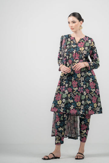 Ego | Eid Edit | FLOWERBED 3 PIECE - Khanumjan Pakistani Clothes and Designer Dresses in UK, USA