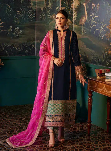 Zainab Chottani | Luxury Velvet Collection 23 | Amira - Khanumjan Pakistani Clothes and Designer Dresses in UK, USA
