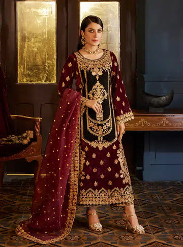 Zainab Chottani | Luxury Velvet Collection 23 | Ziba - Khanumjan Pakistani Clothes and Designer Dresses in UK, USA