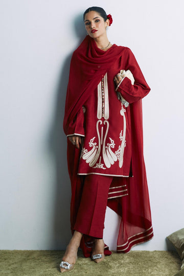 Zara Shahjahan | Festive Eid 24 | ZC-2031 - Khanumjan Pakistani Clothes and Designer Dresses in UK, USA
