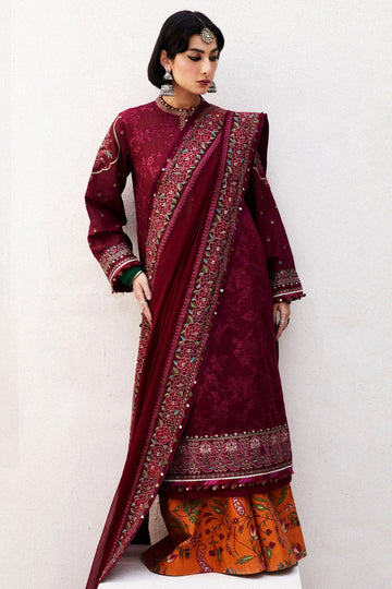 Zara Shahjahan | Luxury Lawn 24 | PARSA-9A - Khanumjan Pakistani Clothes and Designer Dresses in UK, USA