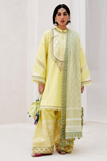 Zara Shahjahan | Luxury Lawn 24 | DILARA-15A - Khanumjan Pakistani Clothes and Designer Dresses in UK, USA