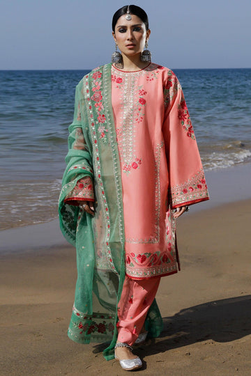 Zara Shahjahan | Luxury Lawn 24 | JIYA-6A - Khanumjan Pakistani Clothes and Designer Dresses in UK, USA