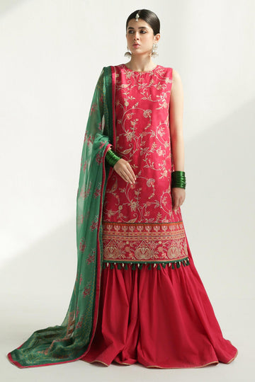 Zara Shahjahan | Luxury Lawn 24 | KORINA-3B - Khanumjan Pakistani Clothes and Designer Dresses in UK, USA