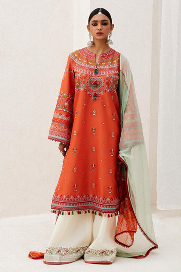 Zara Shahjahan | Luxury Lawn 24 | LAMIA-7A - Khanumjan Pakistani Clothes and Designer Dresses in UK, USA