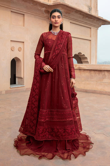 Zeen | Azalea Collection | Merlot - Khanumjan Pakistani Clothes and Designer Dresses in UK, USA