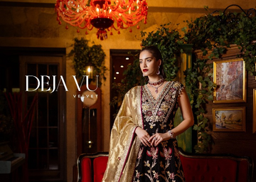 Buy Stunning Velvet Dresses of Mushq Déjà vu