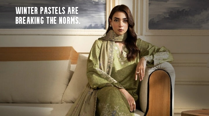 In the Realm of Desi Winter Fashion, Winter Pastels are Breaking the Norms.