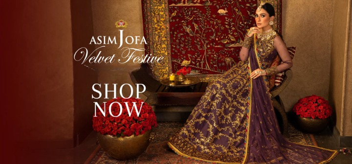 Khanumjan Endorses Asim jofa Dresses New Collection 2023
