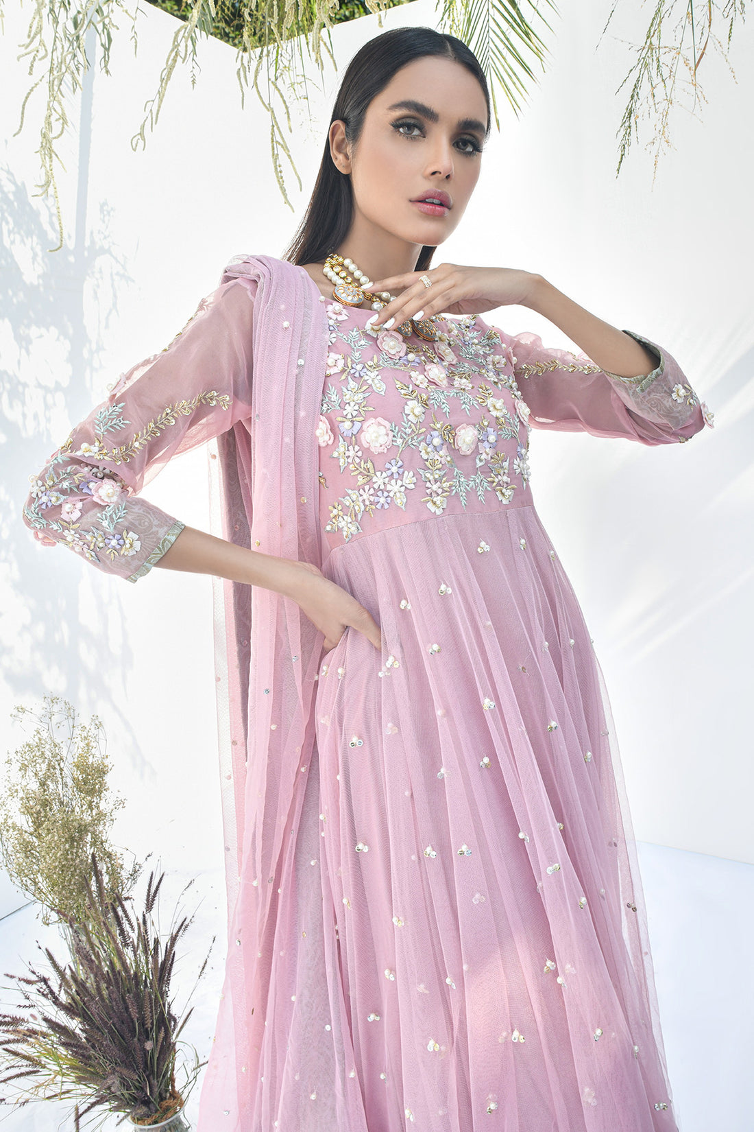 Fatima Khan | Luxury Pret 24 | BALLET PINK