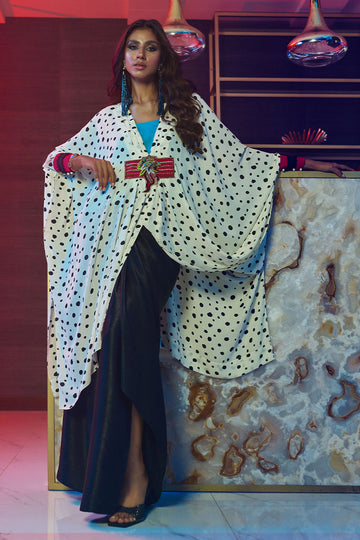 Wardha Saleem | Luxury Pret Fusion Wear | HOT SPOT– 3PC FORMAL DRAPE