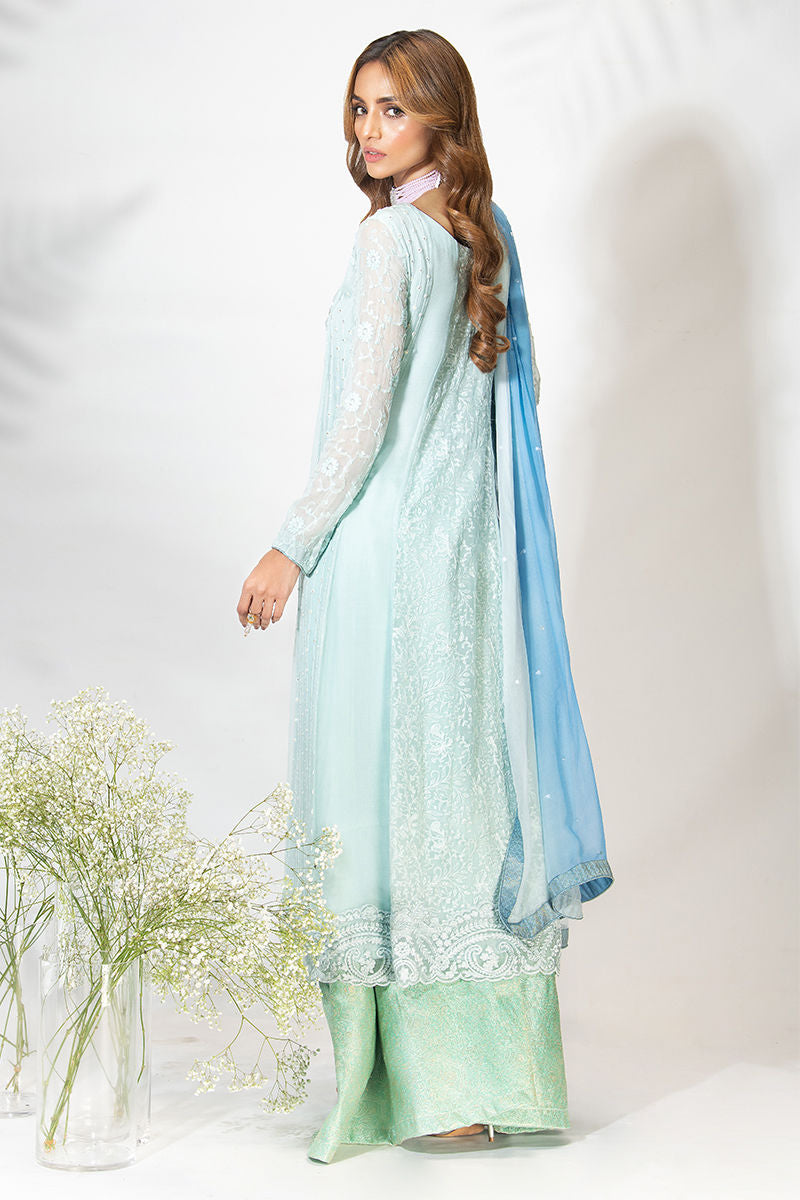 Fatima Khan | Luxury Pret 24 | TIFFANY BLUE