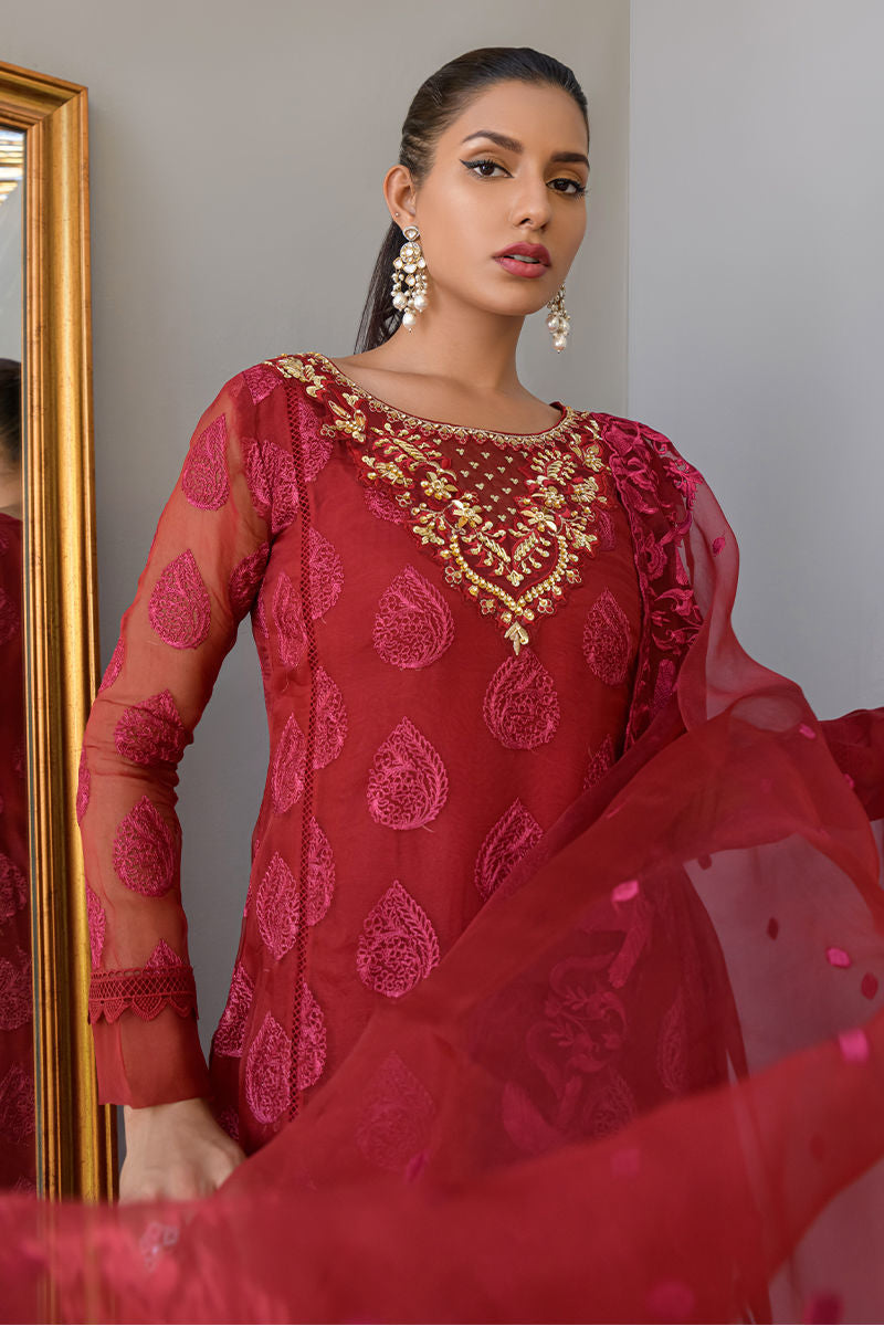 Fatima Khan | Luxury Pret 24 | CHARISMATIC RED