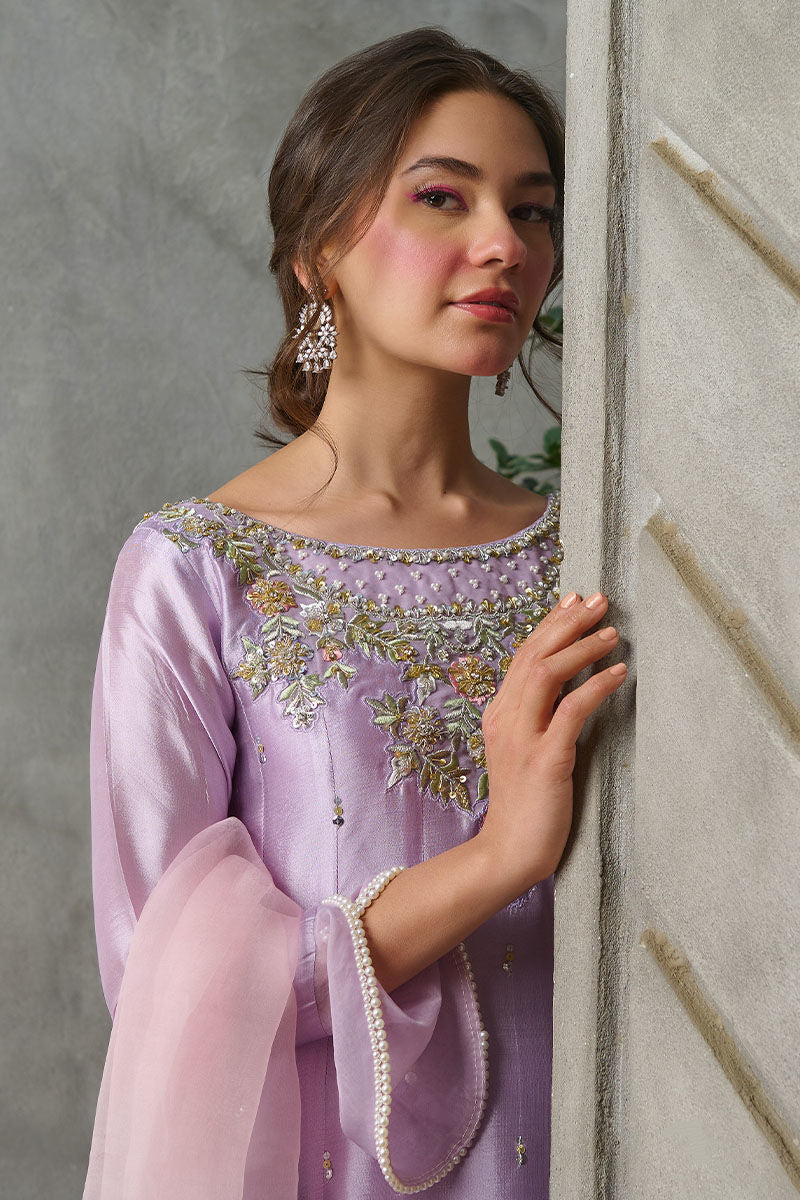 Fatima Khan | Best Sellers 24 | MISTY LILAC KALIDAR