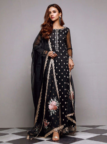 Zainab Chottani | Luxury Pret | BLACK ROSALINE