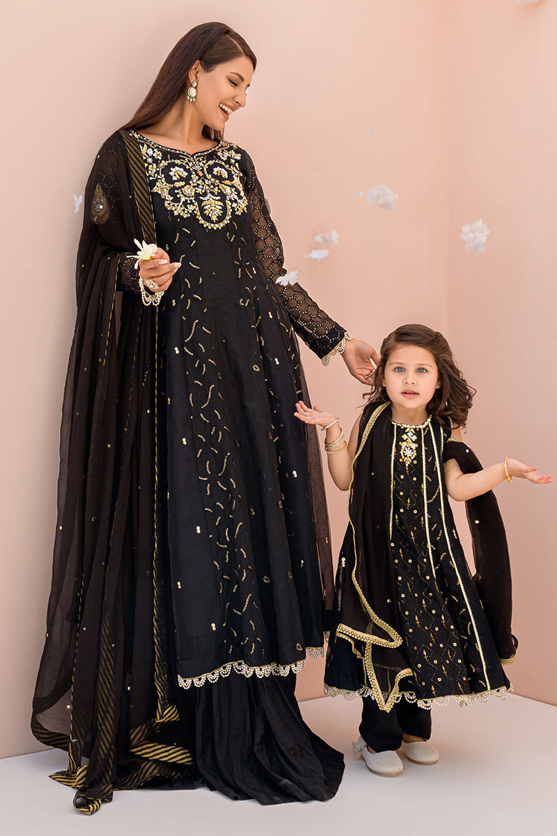 Fatima Khan | Luxury Pret 24 | RAVEN BLACK