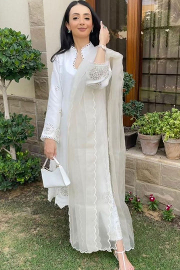 Ansab Jahangir | Luxury Silk Pret | WHITE DESIRES