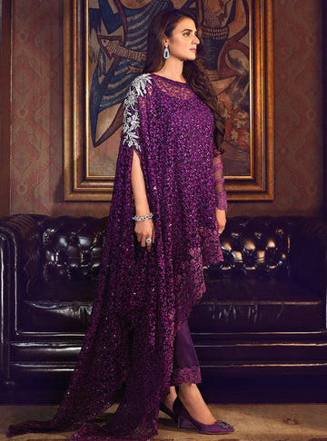 Zainab Chottani | Luxury Pret | ROYALE PURPLE