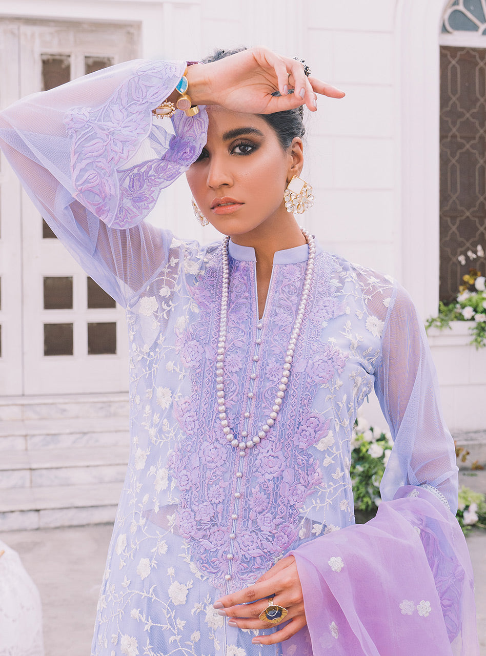 Zainab Chottani | Luxury Pret | PERIWINKLE PEARL