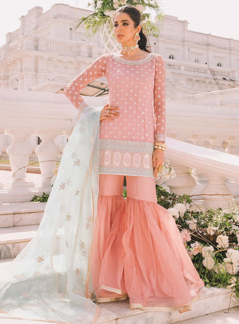 Zainab Chottani | Semi Formals | BLUSHING QUARTZ