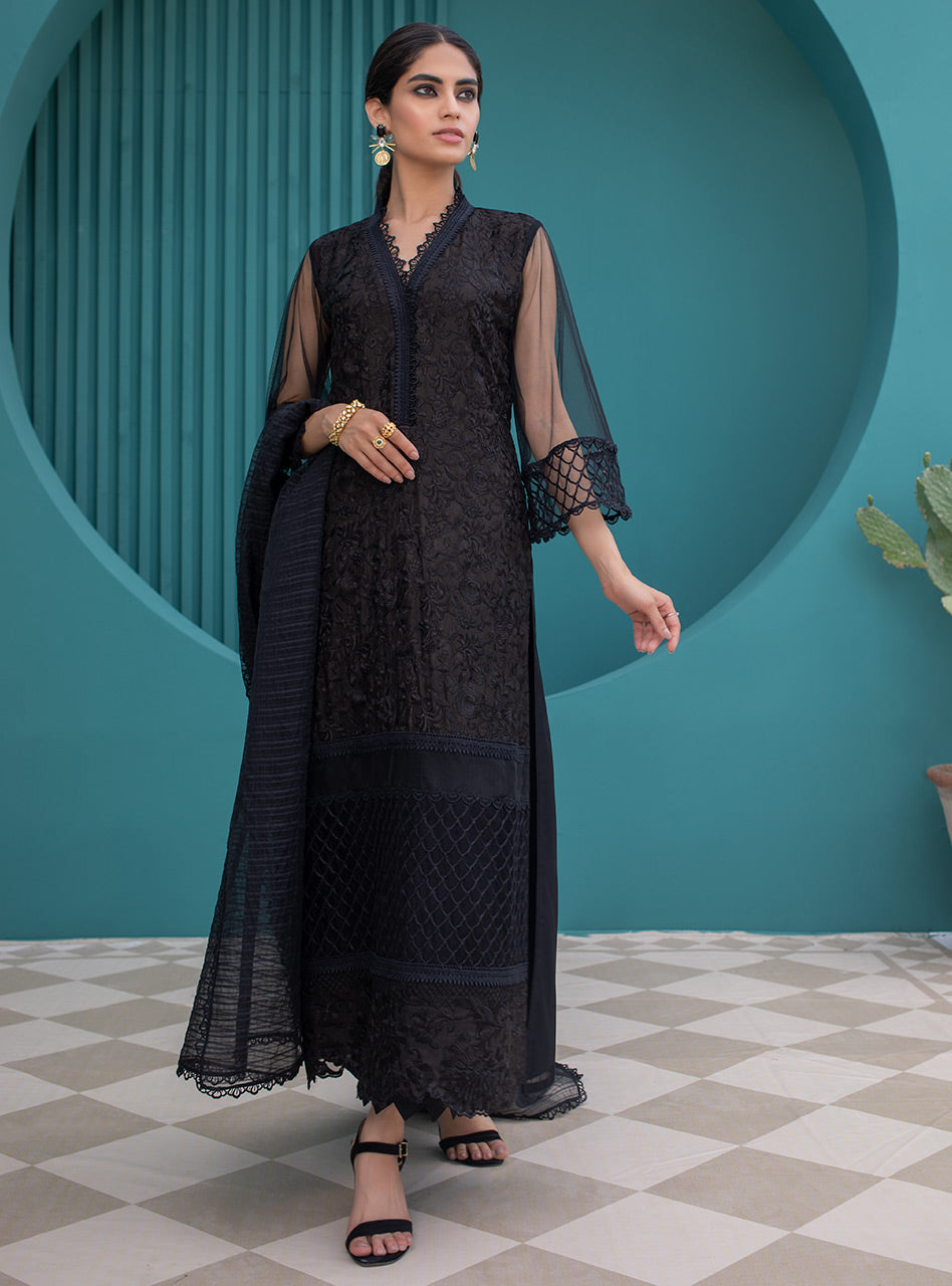 Zainab Chottani | Luxury Pret | BLACK TOURMALINE