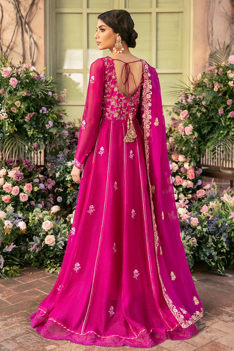 Ansab Jahangir | Luxury Silk Pret | FRENCH ROSE