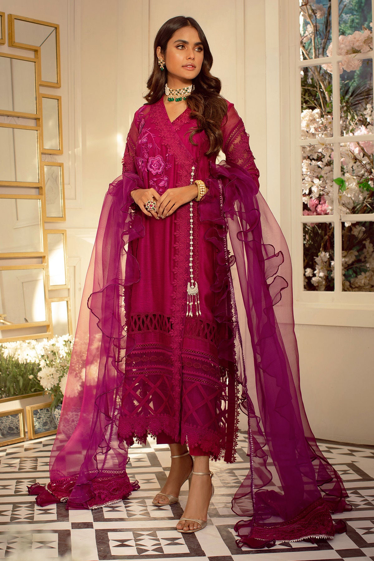 Annus Abrar | Designer Picks 24 | CALLA-CRANBERRY