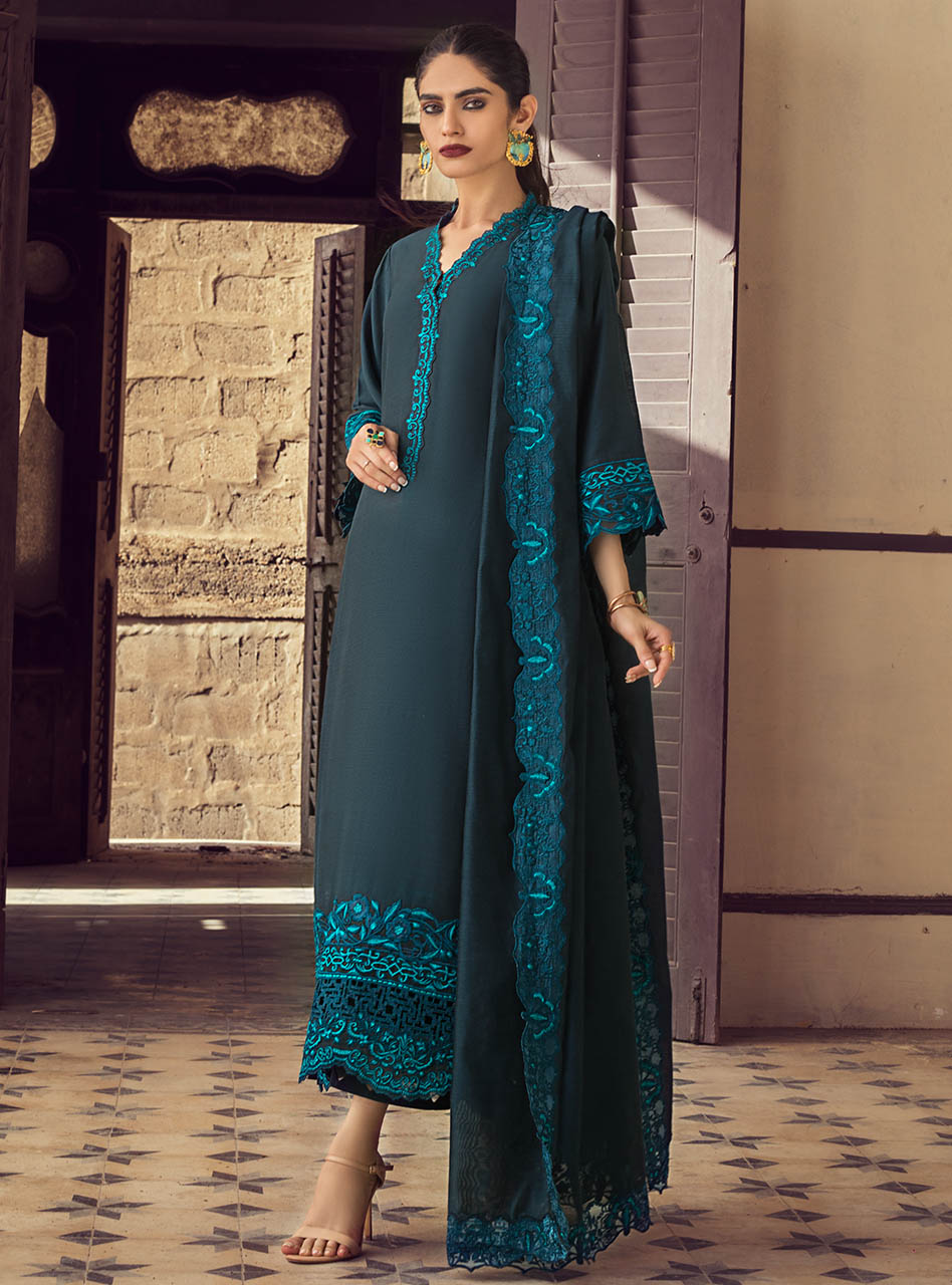 Zainab Chottani | Casual Pret | TEAL TOURMALINE