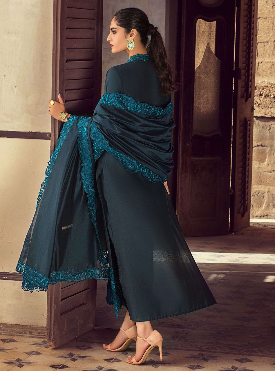 Zainab Chottani | Casual Pret | TEAL TOURMALINE